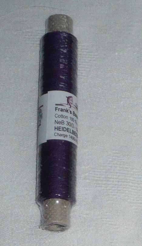 Franks Cotton - Thread 30/3 blueberry 10